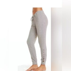 New Chaser Lace-Up Jogger‎ Pants Grey Size Medium